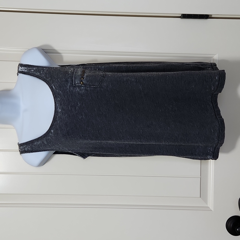 Gray, Distressed look Tank Top